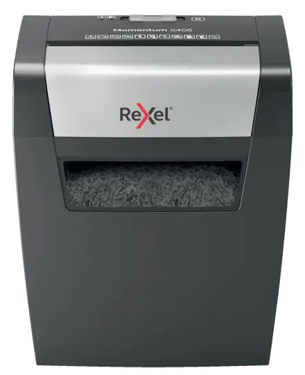 Rexel Momentum X406 Cross Cut Paper Shredder