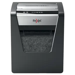 Distrugator documente manual REXEL MOMENTUM M510, P5, micro-cut (particule), 10 coli, cos 23l