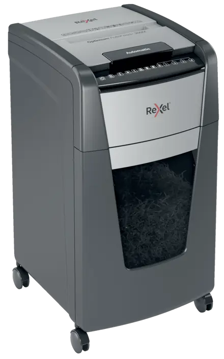 Rexel Optimum AutoFeed+ 300M automatisk mikrokutt makuleringsmaskin