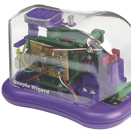 Rexel Wizard 12 Sheet Electric Stapler Assorted Colours