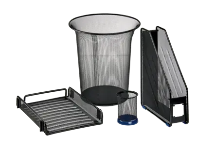 Rexel Wire Waste Bin Black