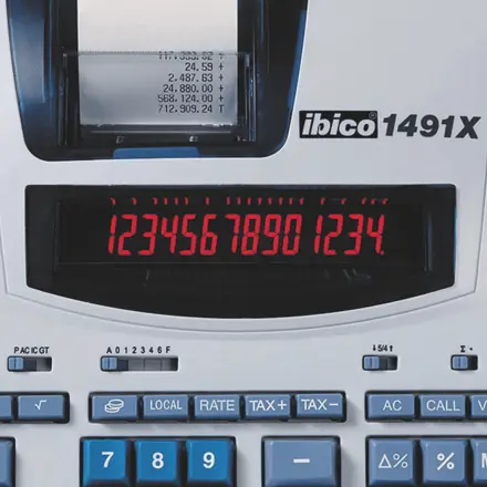 Ibico 1491X: Professioneller Tischrechner mit Druckfunktion