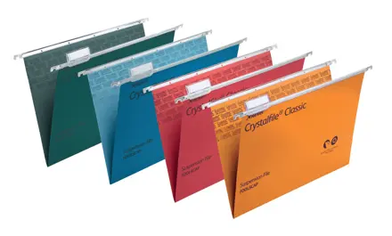 Rexel Crystalfile™ Classic folio hængemappe 15mm