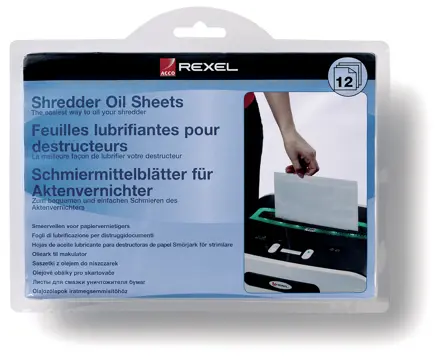 Масляные листы для шредеров Rexel (12)