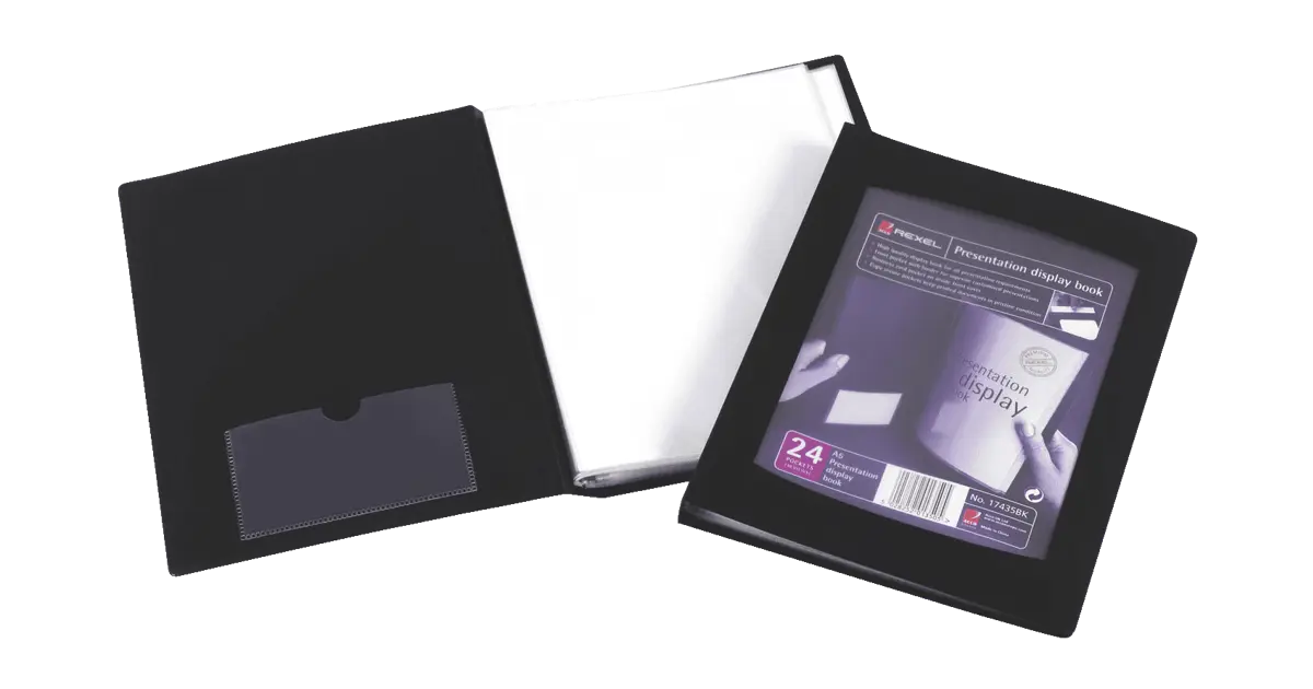 Rexel Presentation Display Book A5 Size 24Pckt REXEL