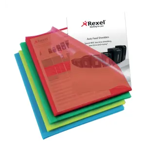 Rexel plastic 2025 folders