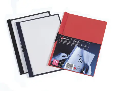 Rexel Clip Files A4 Black (5)