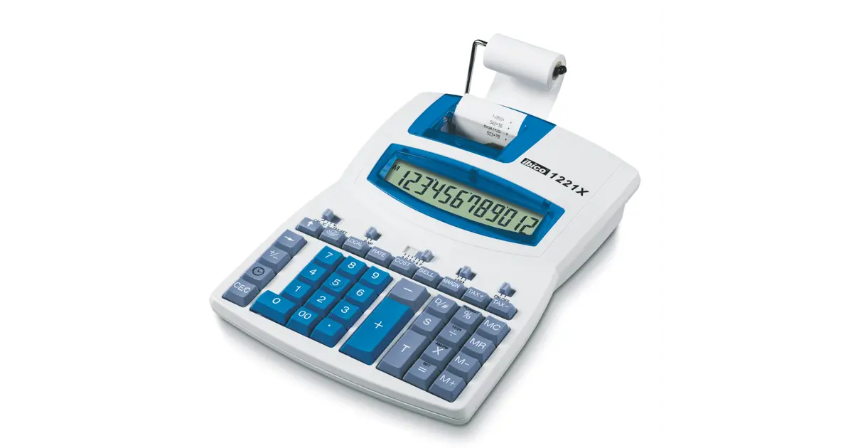 Rexel Ibico 1221X Semi-Professional Print Calculator With - View #8