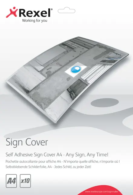 Rexel Self Adhesive Sign Covers