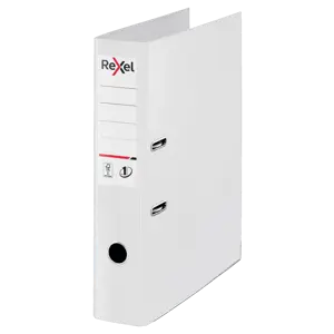 Rexel Choices Foolscap PP Lever Arch File, 30% pre-consumer recycled foil