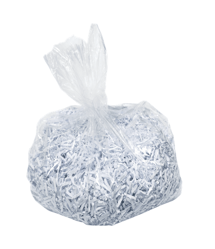 Lote de 50 bolsas de plástico para destructora de papel Ideal 9000037