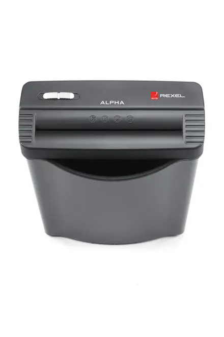 Rexel Aktenvernichter Alpha Streifenschnitt