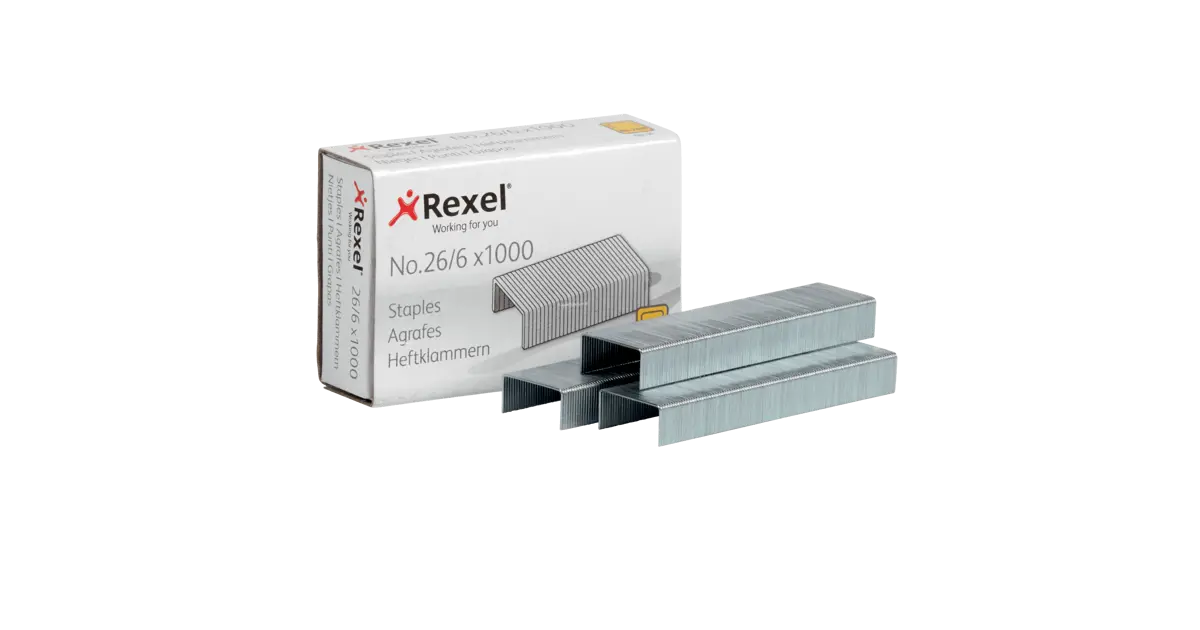 Rexel No. 56 (26/6) Staples - Box of 1000 | REXEL