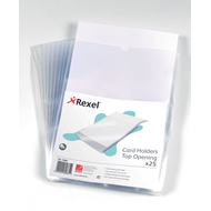 Rexel Heavy Duty Top Opening A4 File Pockets With Embossed Finish Pack Of 25 