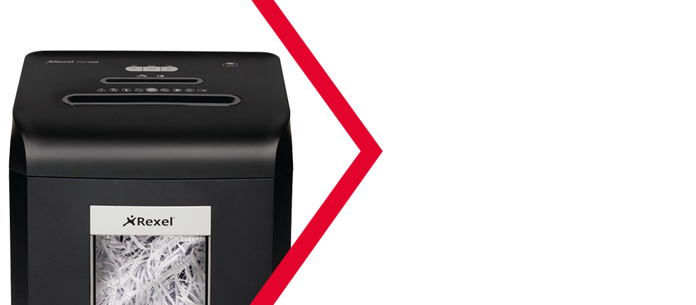 Rexel Promax Papiervernietigers  Meer papiervernietigen. 
 Minder stoppen. 