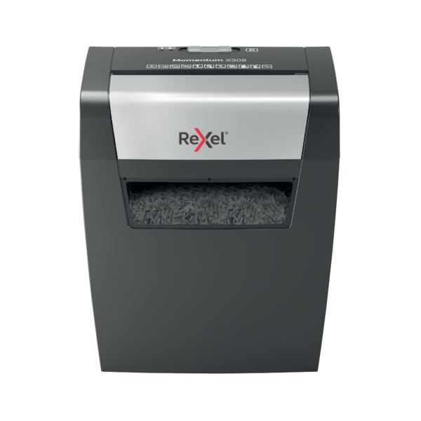 Rexel Momentum X308 black shredder